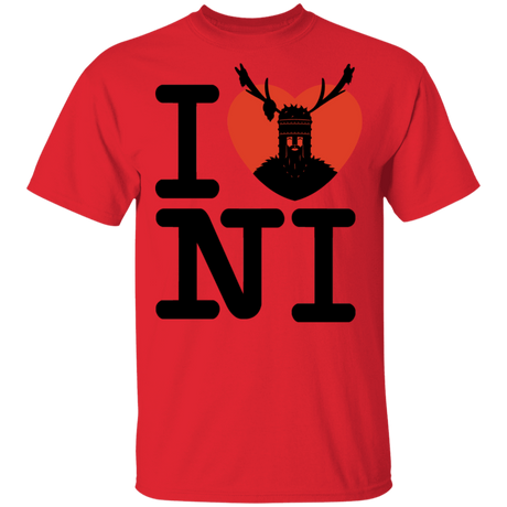 T-Shirts Red / S I Love NI T-Shirt