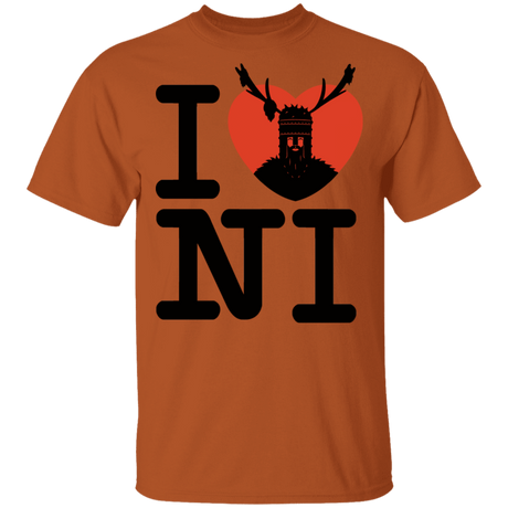 T-Shirts Texas Orange / S I Love NI T-Shirt