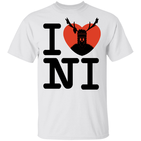 T-Shirts White / S I Love NI T-Shirt