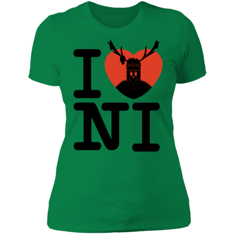 T-Shirts Kelly Green / S I Love NI Women's Premium T-Shirt