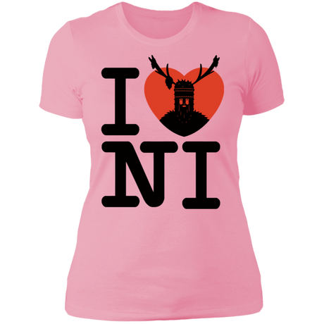 T-Shirts Light Pink / S I Love NI Women's Premium T-Shirt