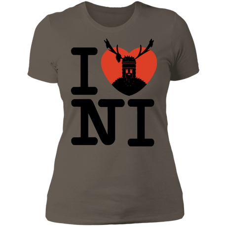 T-Shirts Warm Grey / S I Love NI Women's Premium T-Shirt