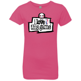 T-Shirts Hot Pink / YXS I Love This Game Girls Premium T-Shirt