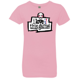 T-Shirts Light Pink / YXS I Love This Game Girls Premium T-Shirt