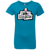 T-Shirts Turquoise / YXS I Love This Game Girls Premium T-Shirt