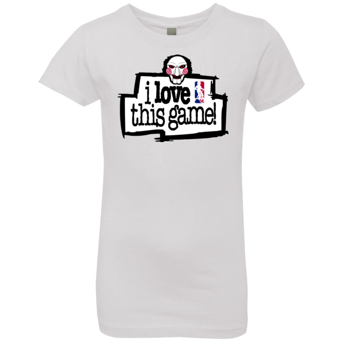 T-Shirts White / YXS I Love This Game Girls Premium T-Shirt