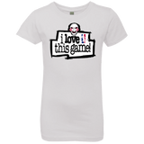 T-Shirts White / YXS I Love This Game Girls Premium T-Shirt