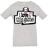 T-Shirts Heather Grey / 6 Months I Love This Game Infant Premium T-Shirt