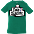 T-Shirts Kelly / 6 Months I Love This Game Infant Premium T-Shirt