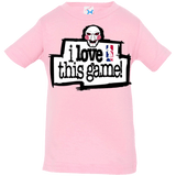 T-Shirts Pink / 6 Months I Love This Game Infant Premium T-Shirt
