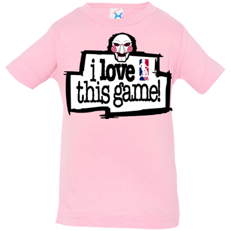 T-Shirts Pink / 6 Months I Love This Game Infant Premium T-Shirt