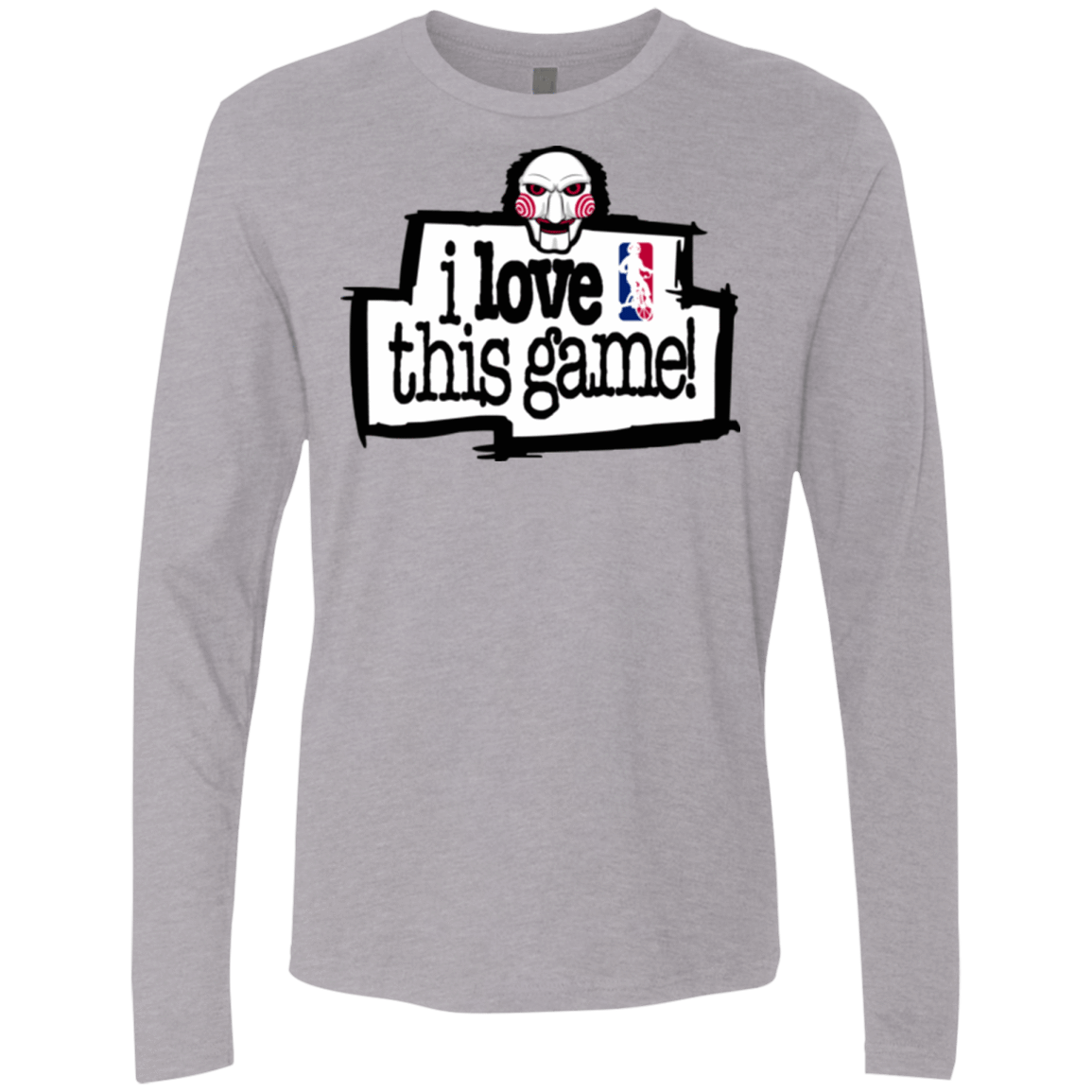 T-Shirts Heather Grey / Small I Love This Game Men's Premium Long Sleeve