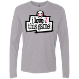 T-Shirts Heather Grey / Small I Love This Game Men's Premium Long Sleeve