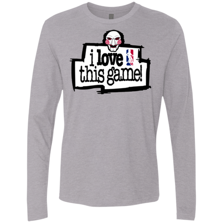T-Shirts Heather Grey / Small I Love This Game Men's Premium Long Sleeve