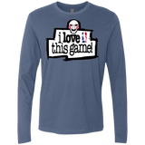 T-Shirts Indigo / Small I Love This Game Men's Premium Long Sleeve