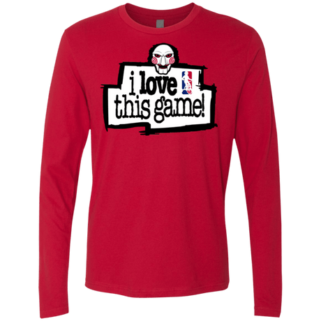 T-Shirts Red / Small I Love This Game Men's Premium Long Sleeve
