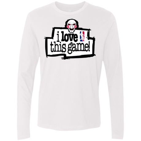 T-Shirts White / Small I Love This Game Men's Premium Long Sleeve