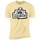 T-Shirts Banana Cream / X-Small I Love This Game Men's Premium T-Shirt