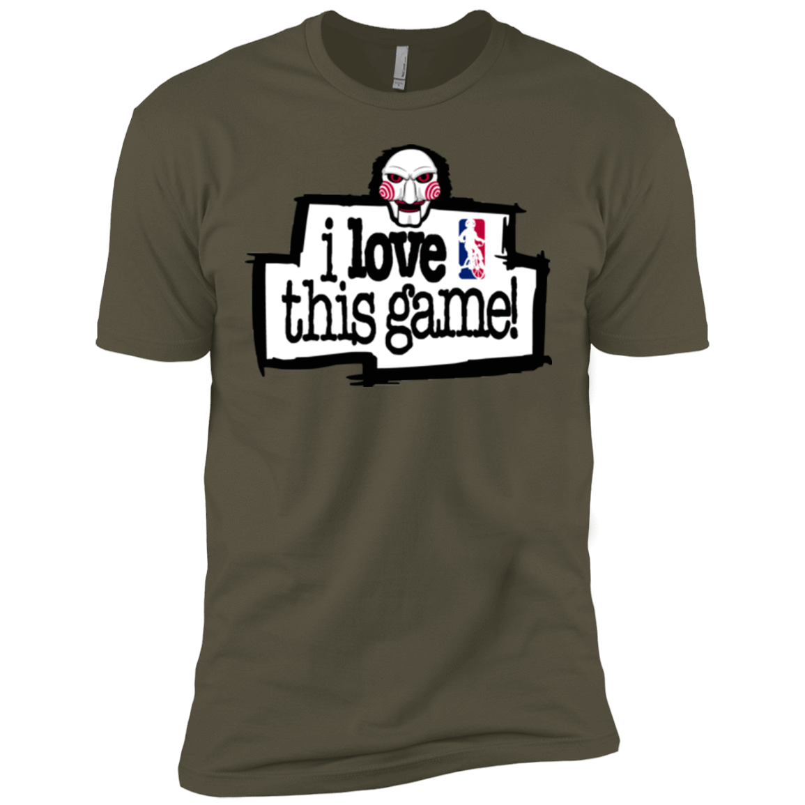 T-Shirts Military Green / X-Small I Love This Game Men's Premium T-Shirt