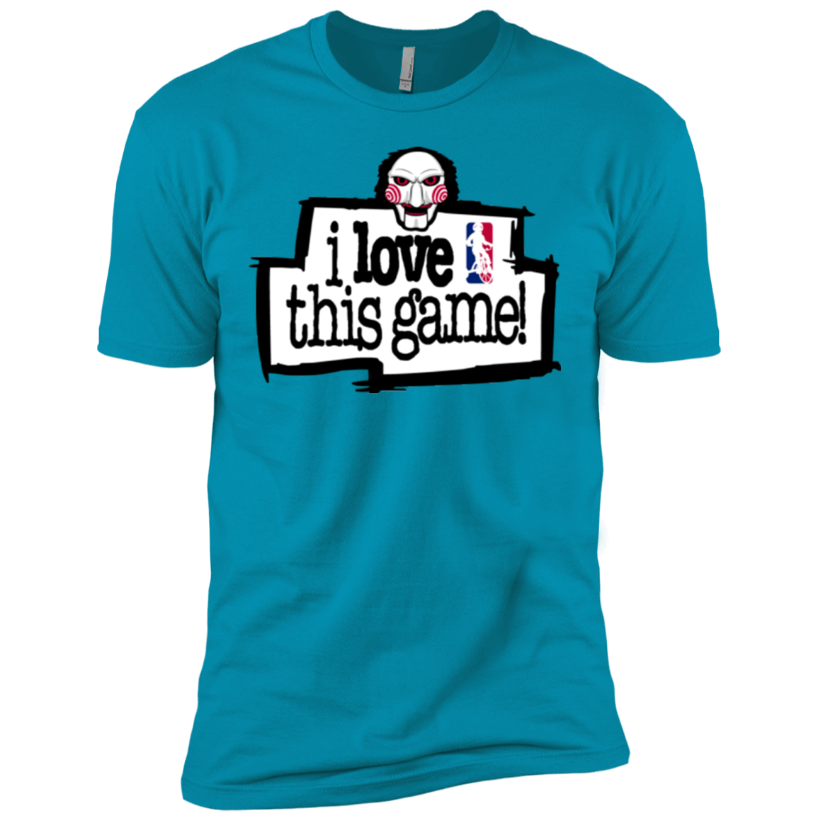 T-Shirts Turquoise / X-Small I Love This Game Men's Premium T-Shirt