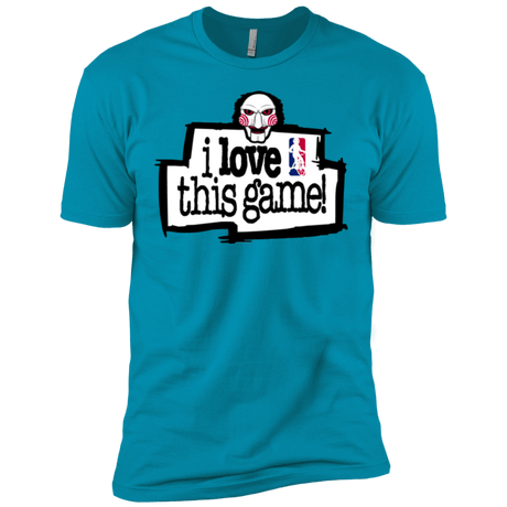T-Shirts Turquoise / X-Small I Love This Game Men's Premium T-Shirt