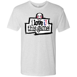 T-Shirts Heather White / Small I Love This Game Men's Triblend T-Shirt