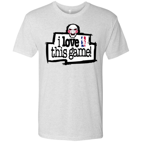 T-Shirts Heather White / Small I Love This Game Men's Triblend T-Shirt
