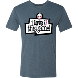 T-Shirts Indigo / Small I Love This Game Men's Triblend T-Shirt