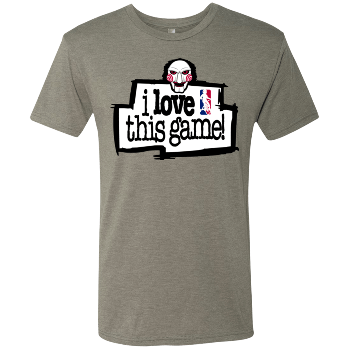 T-Shirts Venetian Grey / Small I Love This Game Men's Triblend T-Shirt
