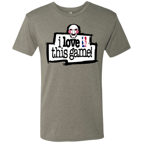 T-Shirts Venetian Grey / Small I Love This Game Men's Triblend T-Shirt