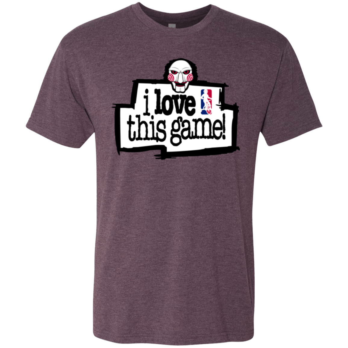 T-Shirts Vintage Purple / Small I Love This Game Men's Triblend T-Shirt
