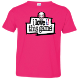 T-Shirts Hot Pink / 2T I Love This Game Toddler Premium T-Shirt