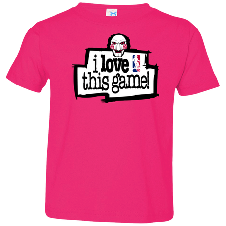 T-Shirts Hot Pink / 2T I Love This Game Toddler Premium T-Shirt