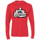 T-Shirts Vintage Red / X-Small I Love This Game Triblend Long Sleeve Hoodie Tee