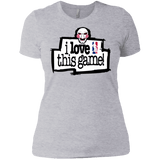 T-Shirts Heather Grey / X-Small I Love This Game Women's Premium T-Shirt