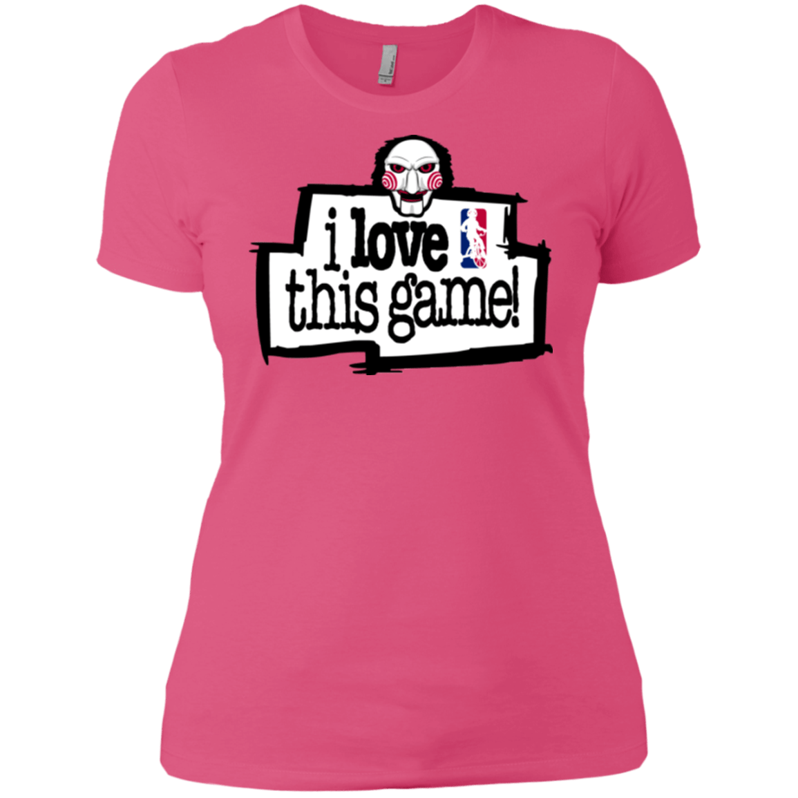 T-Shirts Hot Pink / X-Small I Love This Game Women's Premium T-Shirt