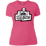 T-Shirts Hot Pink / X-Small I Love This Game Women's Premium T-Shirt