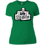 T-Shirts Kelly Green / X-Small I Love This Game Women's Premium T-Shirt