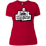 T-Shirts Red / X-Small I Love This Game Women's Premium T-Shirt