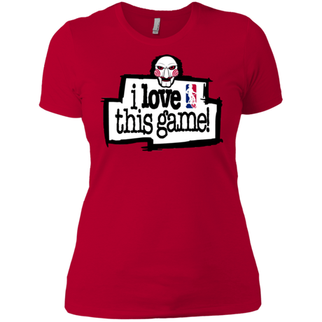 T-Shirts Red / X-Small I Love This Game Women's Premium T-Shirt
