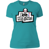 T-Shirts Tahiti Blue / X-Small I Love This Game Women's Premium T-Shirt