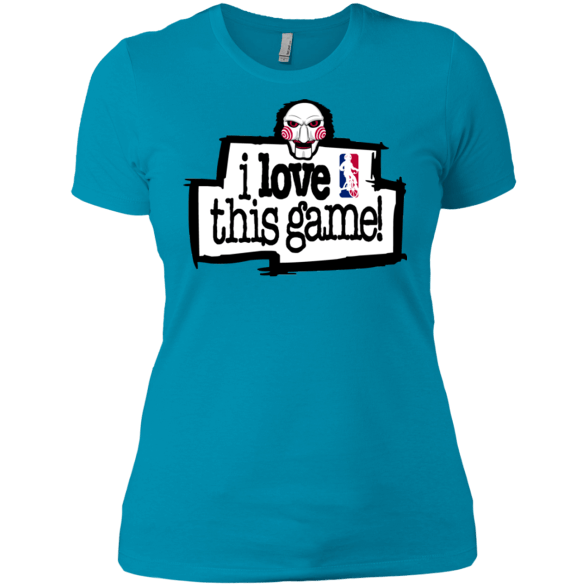 T-Shirts Turquoise / X-Small I Love This Game Women's Premium T-Shirt