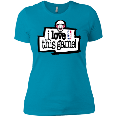 T-Shirts Turquoise / X-Small I Love This Game Women's Premium T-Shirt