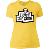T-Shirts Vibrant Yellow / X-Small I Love This Game Women's Premium T-Shirt