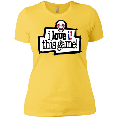 T-Shirts Vibrant Yellow / X-Small I Love This Game Women's Premium T-Shirt
