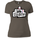 T-Shirts Warm Grey / X-Small I Love This Game Women's Premium T-Shirt