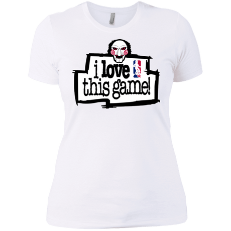 T-Shirts White / X-Small I Love This Game Women's Premium T-Shirt