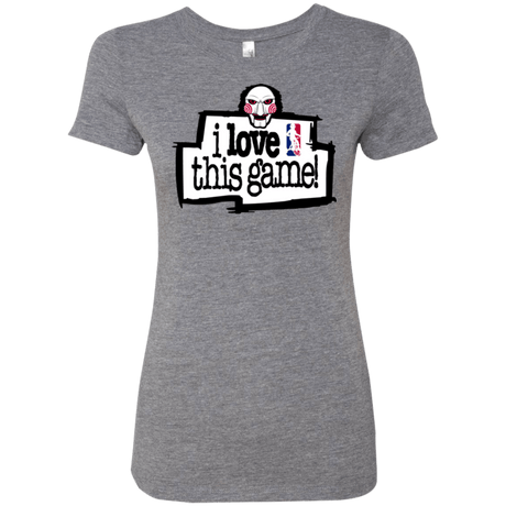 T-Shirts Premium Heather / Small I Love This Game Women's Triblend T-Shirt
