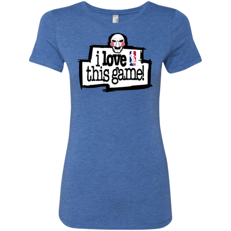 T-Shirts Vintage Royal / Small I Love This Game Women's Triblend T-Shirt