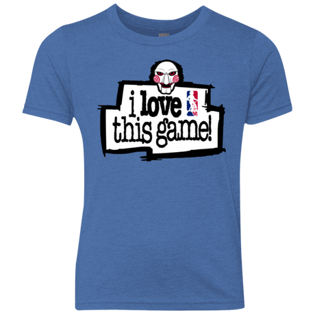 T-Shirts Vintage Royal / YXS I Love This Game Youth Triblend T-Shirt